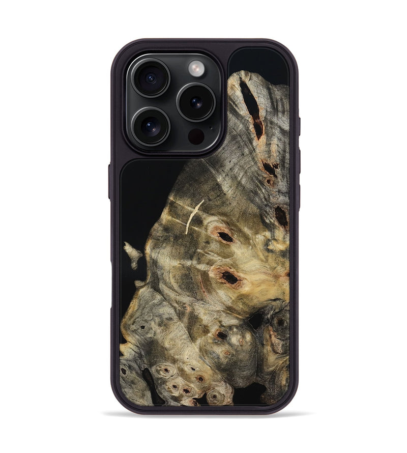 iPhone 16 Pro Wood Phone Case - Donte (Wood Burl, 775116)