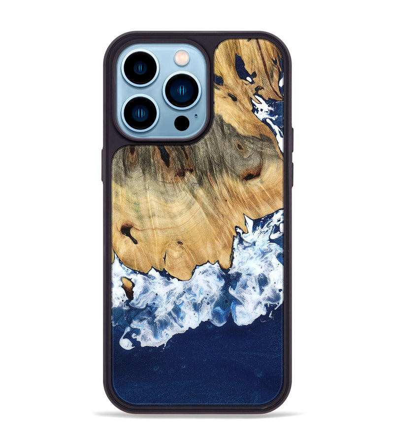 iPhone 14 Pro Max Wood Phone Case - Petra (Coastal, 775121)