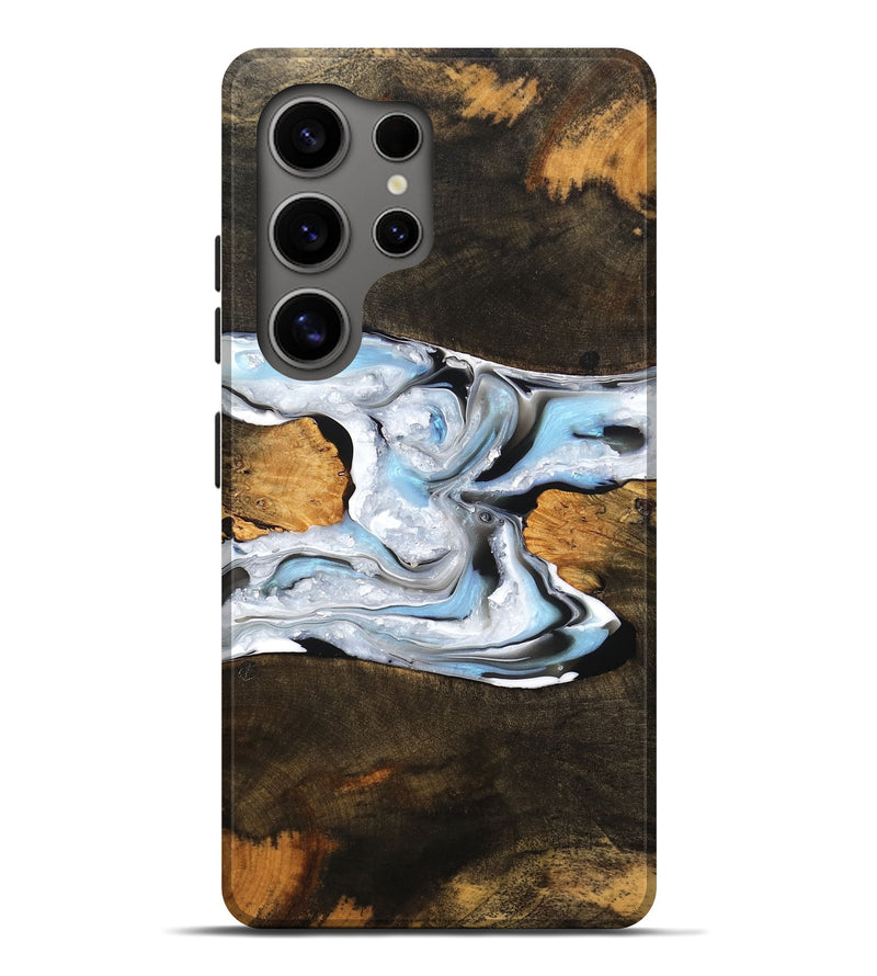 Galaxy S25 Ultra Wood Live Edge Phone Case - Lavar (Metallic, 775269)