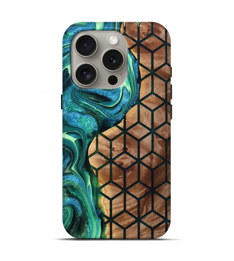iPhone 16 Pro Wood Live Edge Phone Case - Trina (Pattern, 775270)
