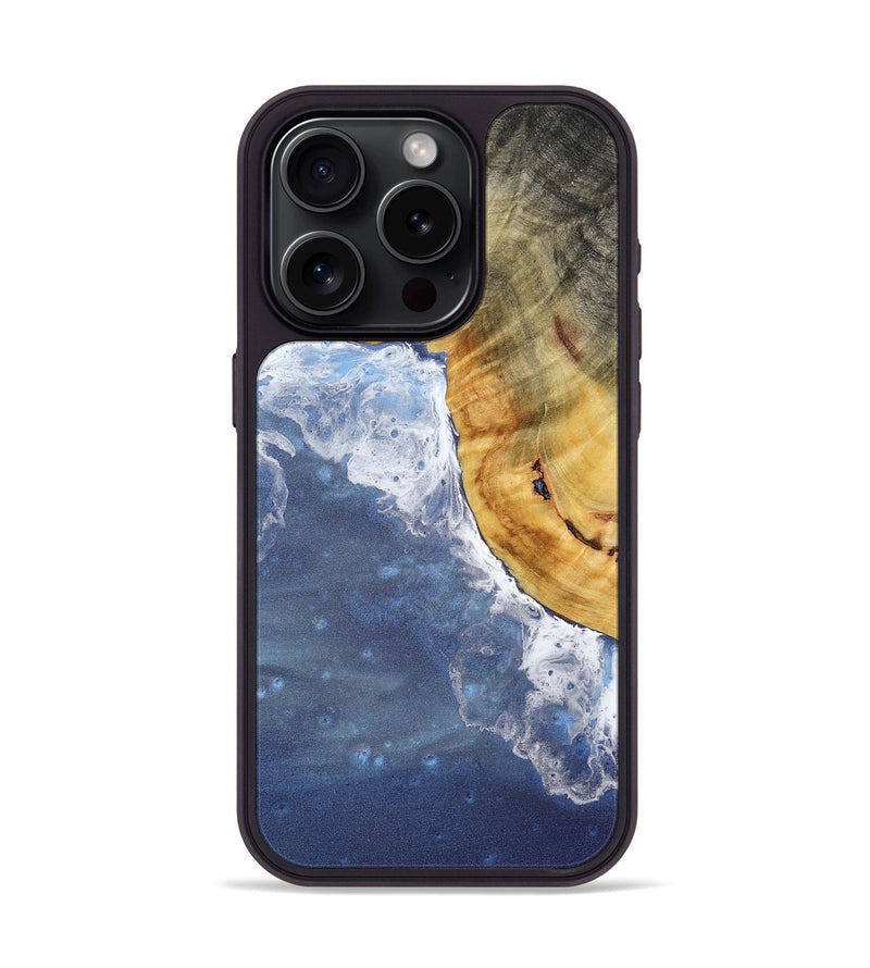 iPhone 15 Pro Wood Phone Case - Eda (Coastal, 775355)