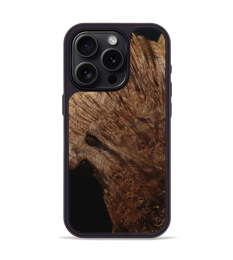 iPhone 15 Pro Wood Phone Case - Kathi (Wood Burl, 775385)