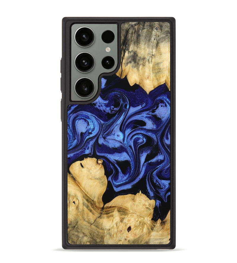 Galaxy S23 Ultra Wood Phone Case - Cale (Blue, 775397)