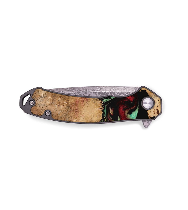 EDC Wood Pocket Knife - Verla (Red, 775407)