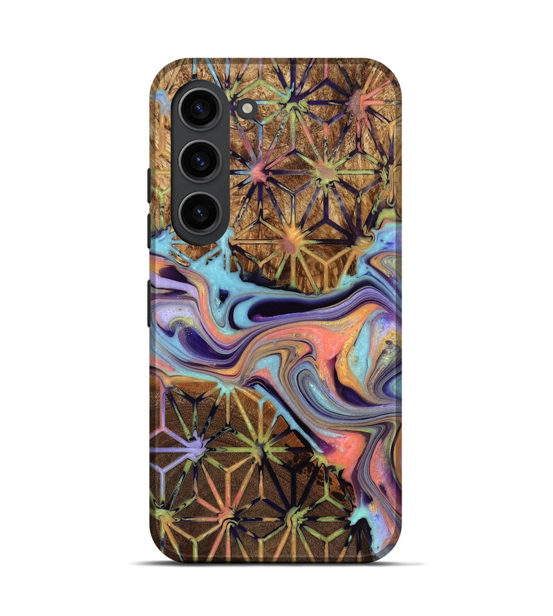 Galaxy S23 Wood Live Edge Phone Case - Zada (Pattern, 775603)