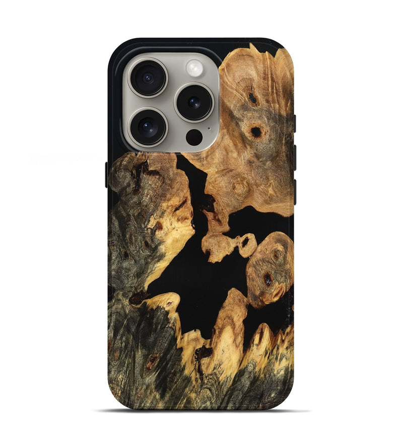 iPhone 16 Pro Wood Live Edge Phone Case - Enrique (Wood Burl, 775628)
