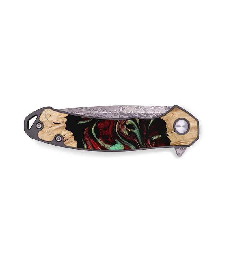 EDC Wood Pocket Knife - Makai (Red, 775662)