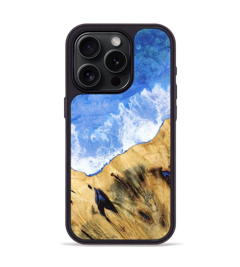 iPhone 15 Pro Wood Phone Case - Lovie (Coastal, 775739)