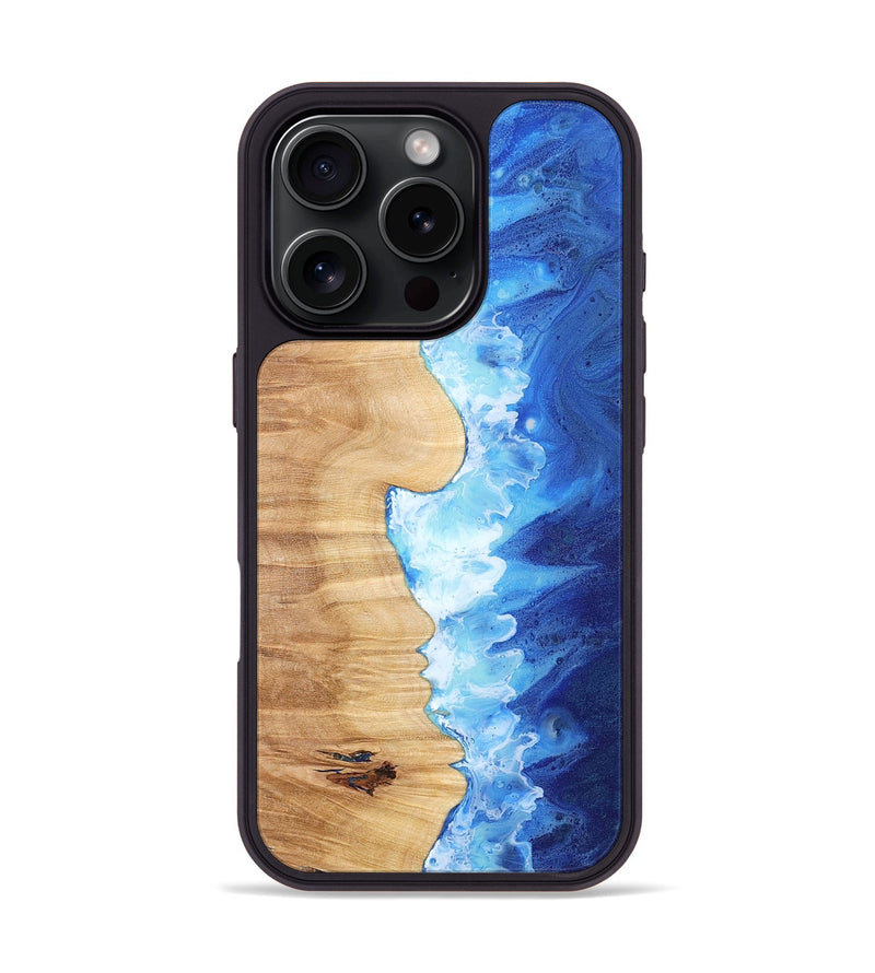 iPhone 16 Pro Wood Phone Case - Korey (Coastal, 775768)