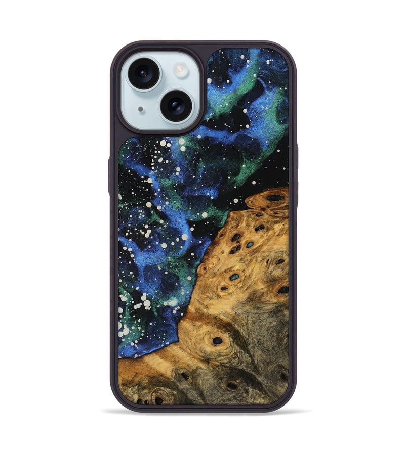 iPhone 15 Wood Phone Case - William (Cosmos, 775790)