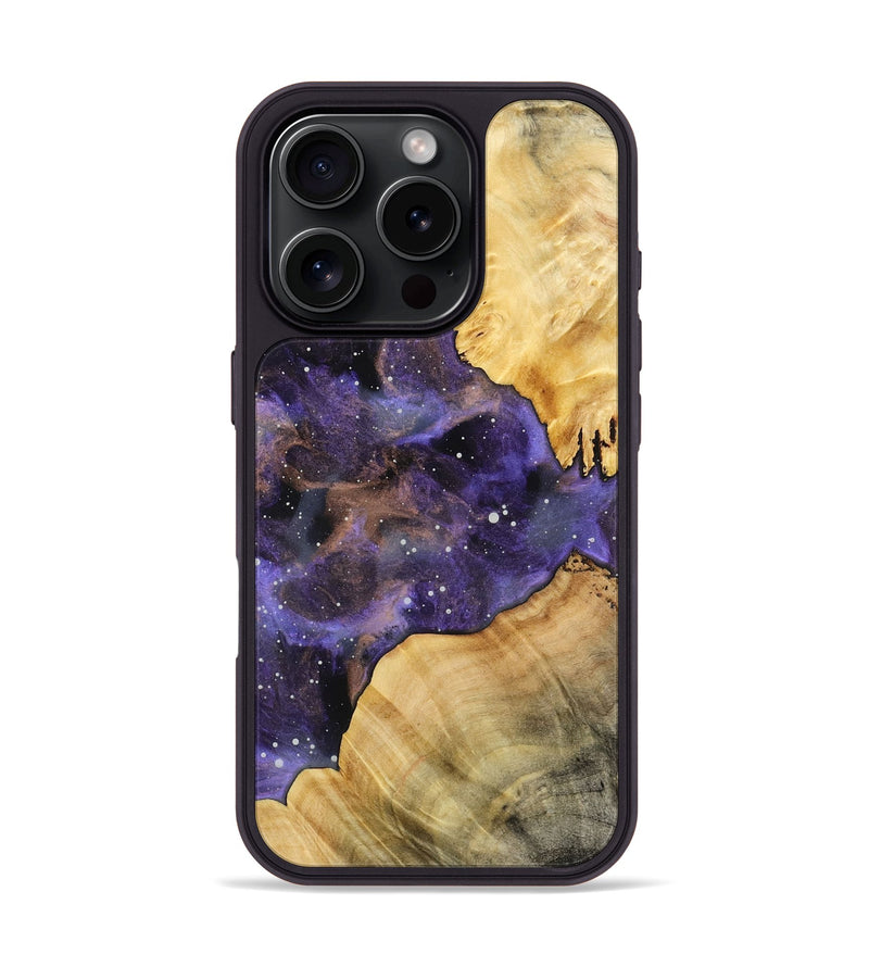 iPhone 16 Pro Wood Phone Case - Kaleb (Cosmos, 775802)