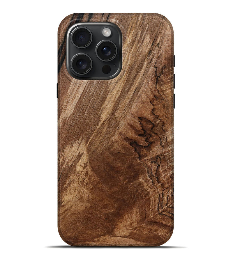iPhone 16 Pro Max Wood Live Edge Phone Case - Norman (Wood Burl, 775951)