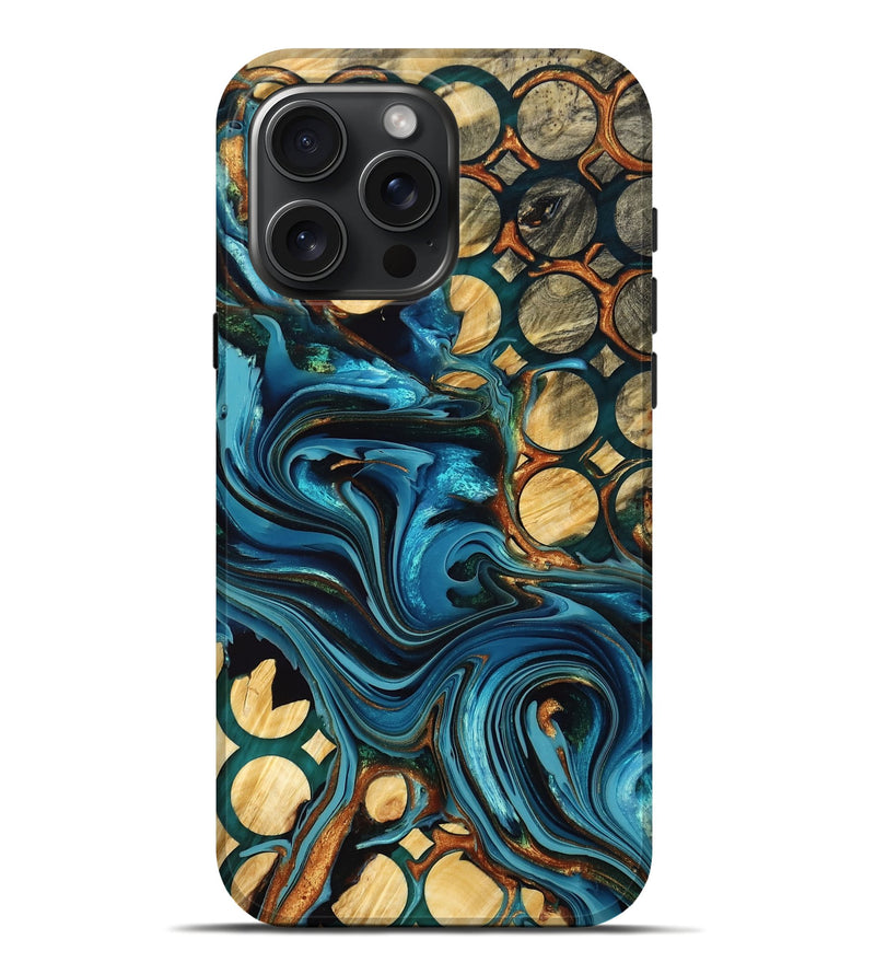 iPhone 16 Pro Max Wood Live Edge Phone Case - Jeana (Pattern, 775956)