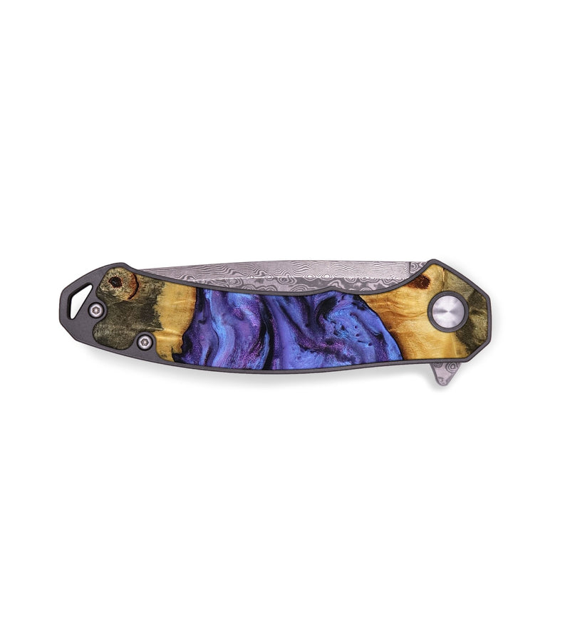EDC Wood Pocket Knife - Leona (Purple, 776000)