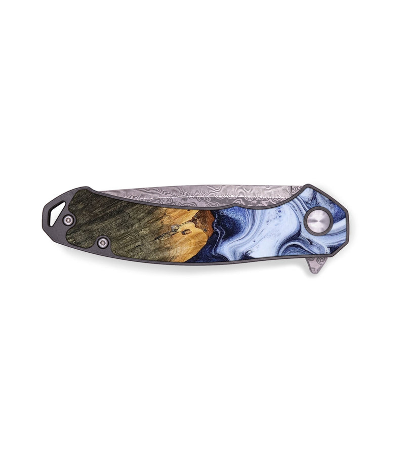EDC Wood Pocket Knife - Lonzo (Blue, 776006)