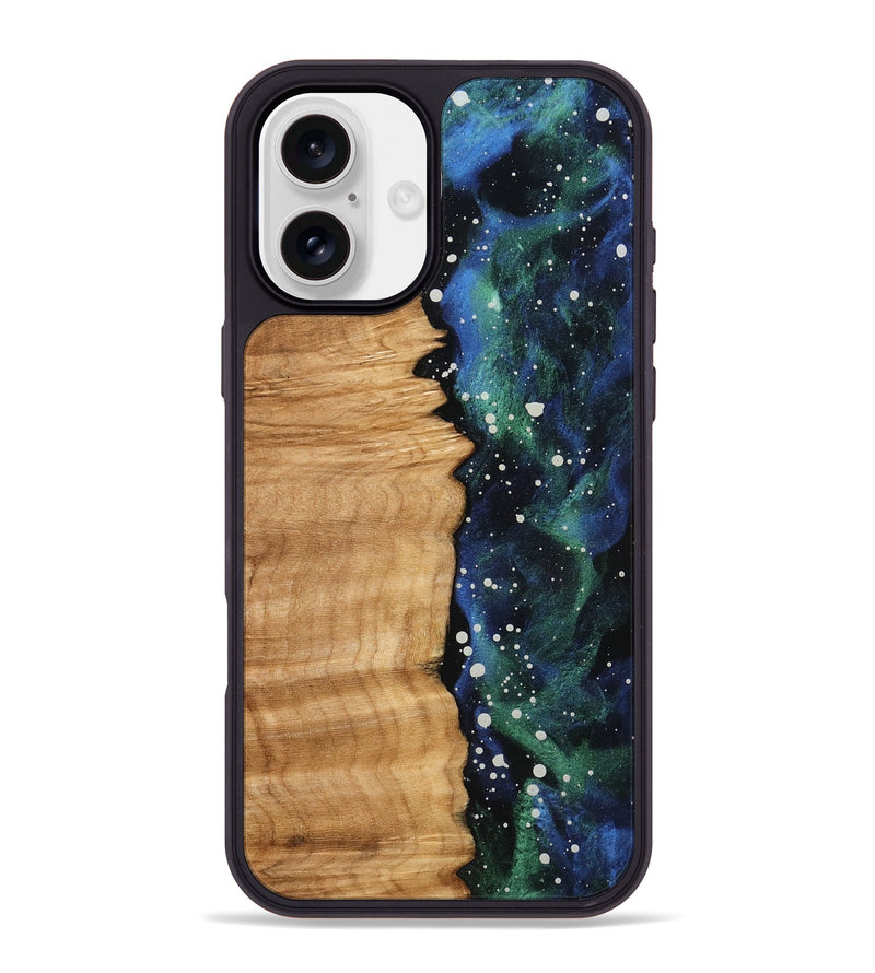iPhone 16 Plus Wood Phone Case - Mallie (Cosmos, 776047)