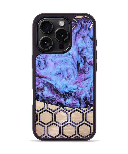iPhone 16 Pro Wood Phone Case - Sariyah (Pattern, 776230)