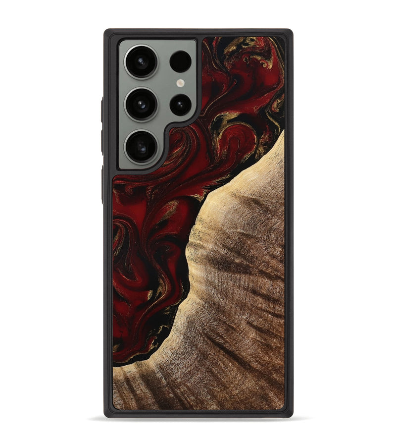 Galaxy S23 Ultra Wood Phone Case - Gregory (Red, 776243)