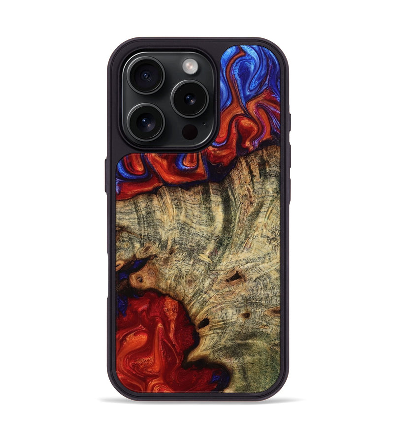 iPhone 16 Pro Wood Phone Case - Ocie (Fire & Ice, 776256)