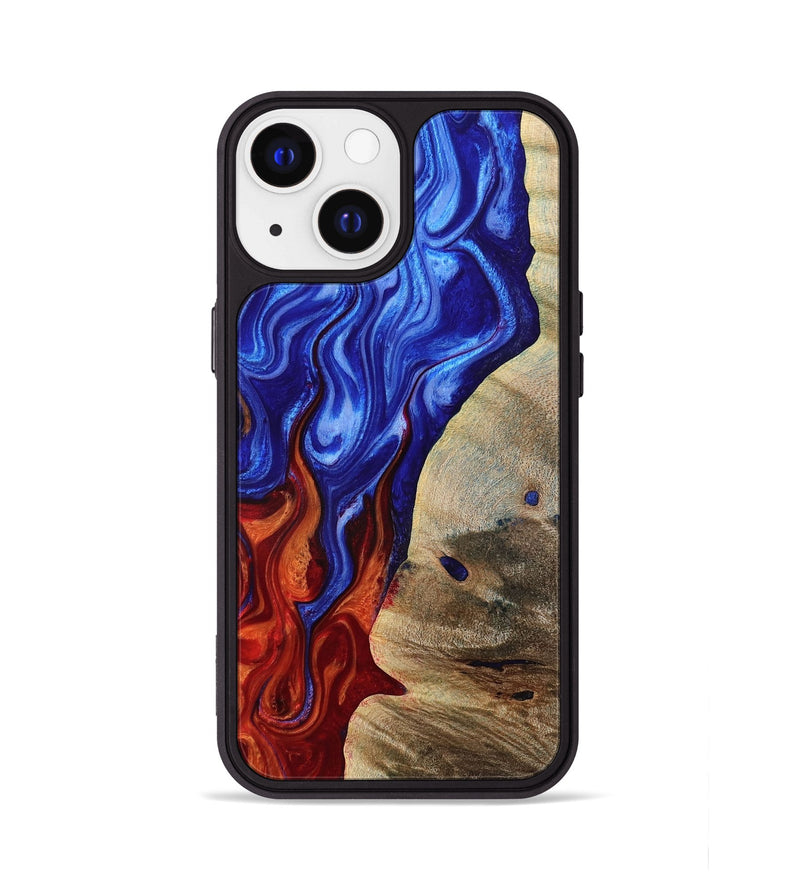 iPhone 13 Wood Phone Case - Jaziel (Fire & Ice, 776265)