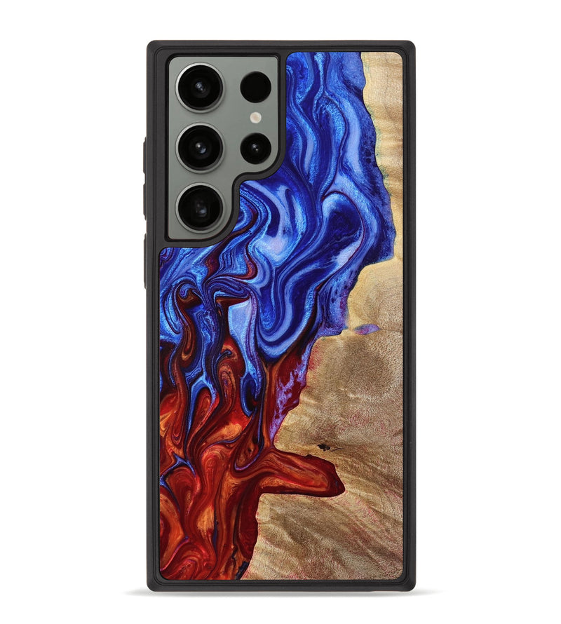 Galaxy S23 Ultra Wood Phone Case - Vernie (Fire & Ice, 776266)