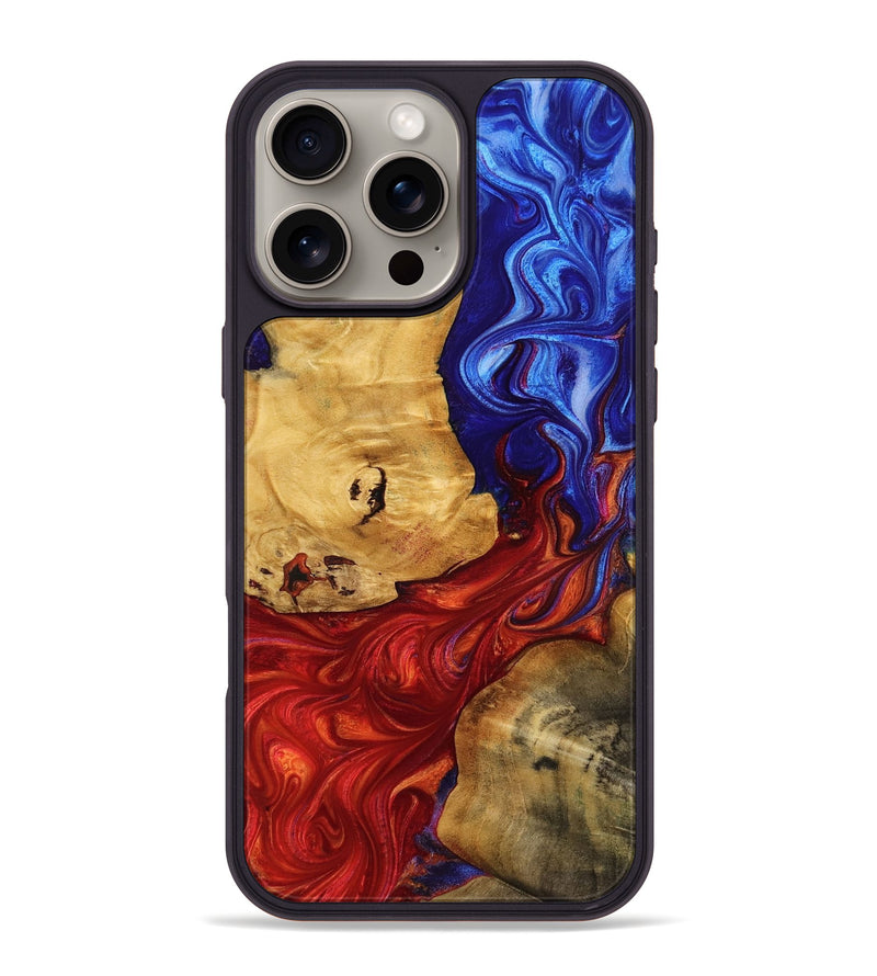 iPhone 16 Pro Max Wood Phone Case - Tyesha (Fire & Ice, 776273)