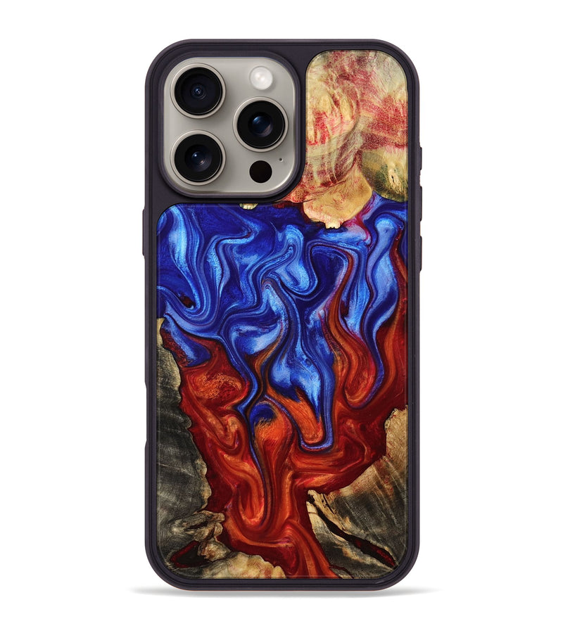 iPhone 16 Pro Max Wood Phone Case - Booker (Fire & Ice, 776274)