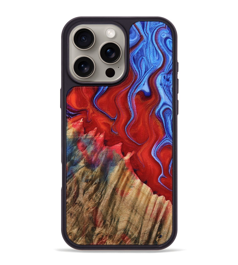 iPhone 16 Pro Max Wood Phone Case - Cary (Fire & Ice, 776276)