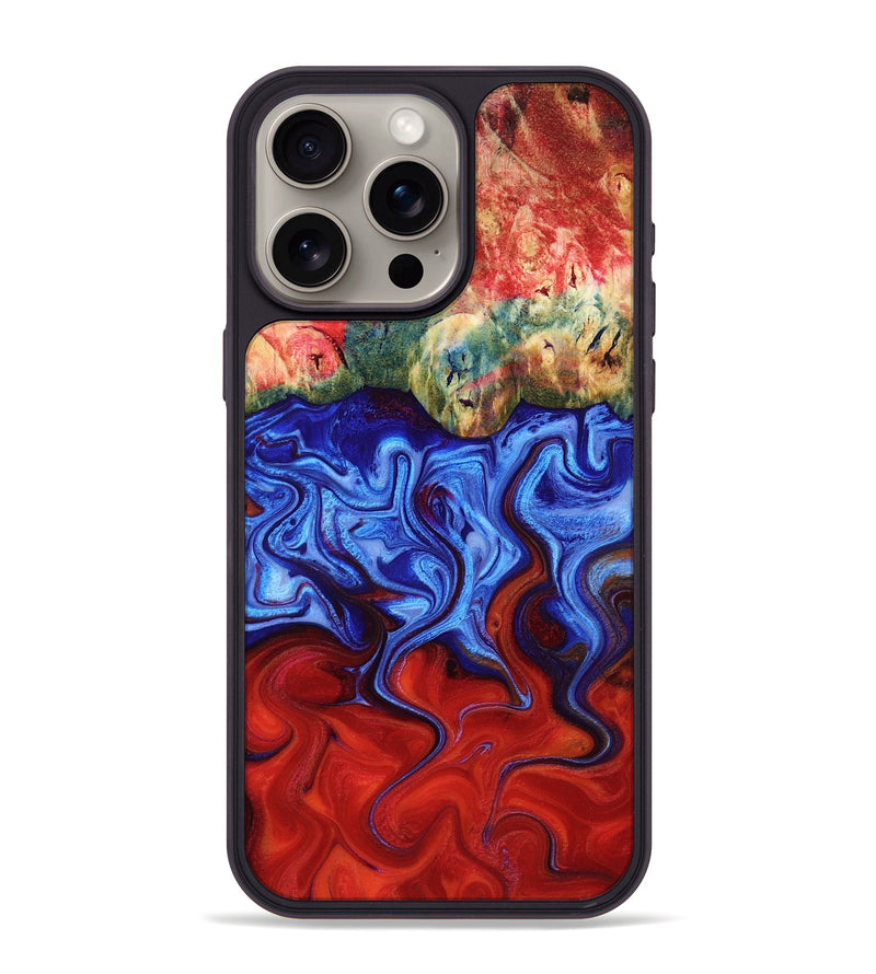 iPhone 15 Pro Max Wood Phone Case - Grayson (Fire & Ice, 776288)