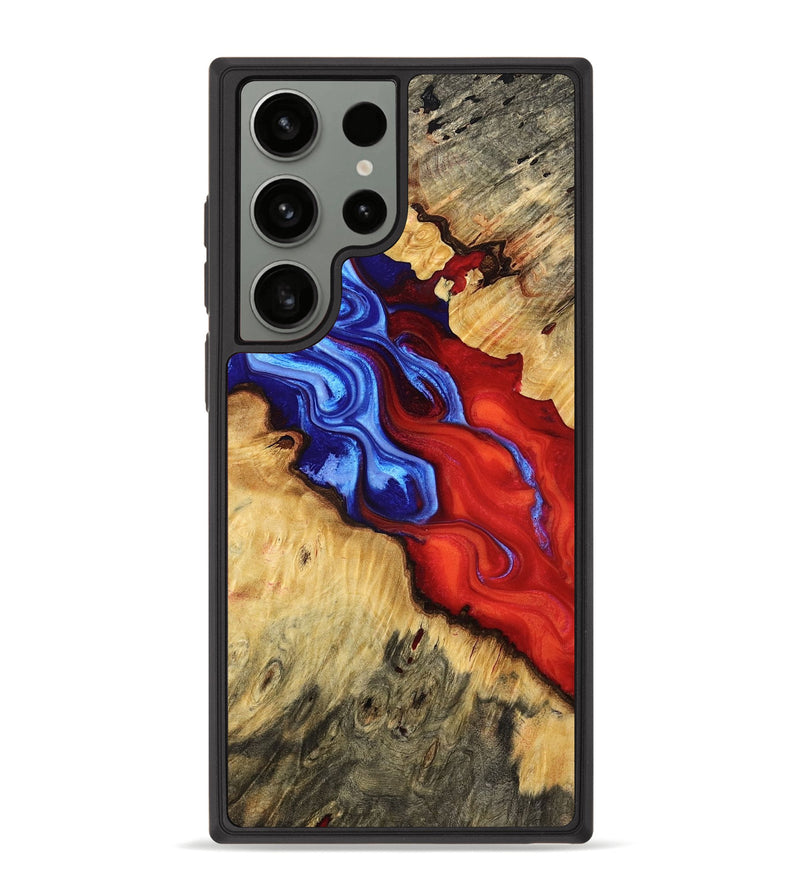 Galaxy S23 Ultra Wood Phone Case - Harmon (Fire & Ice, 776289)