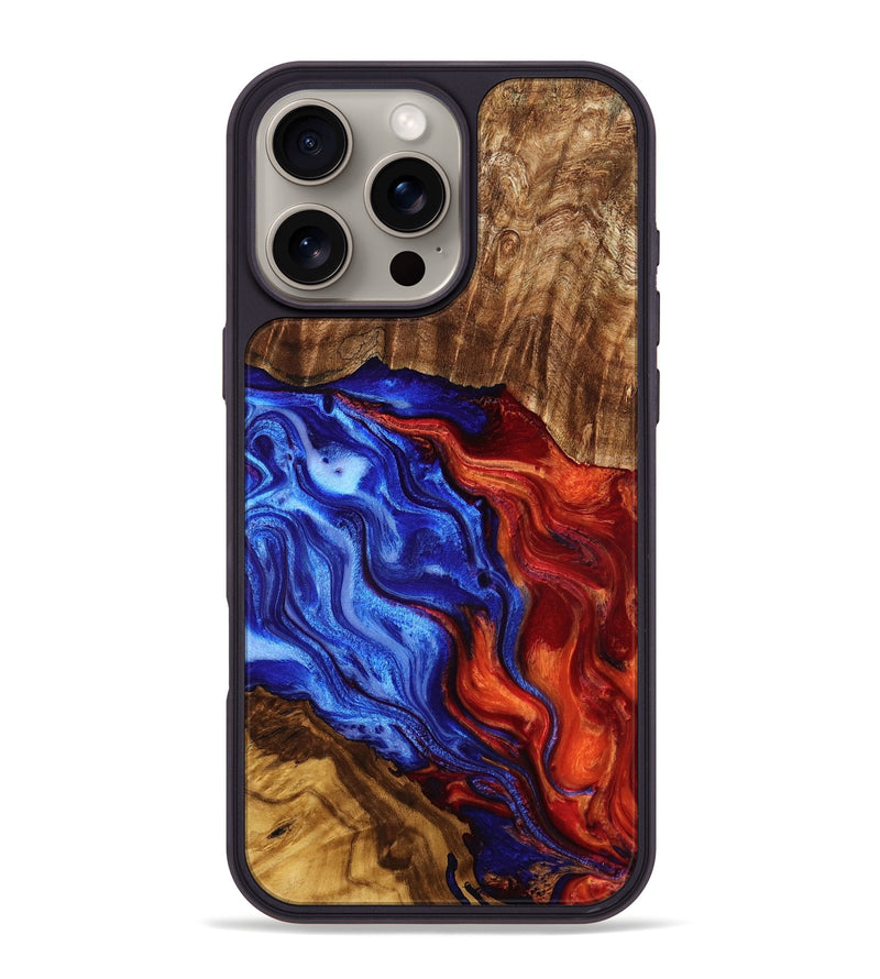 iPhone 16 Pro Max Wood Phone Case - Uriel (Fire & Ice, 776293)