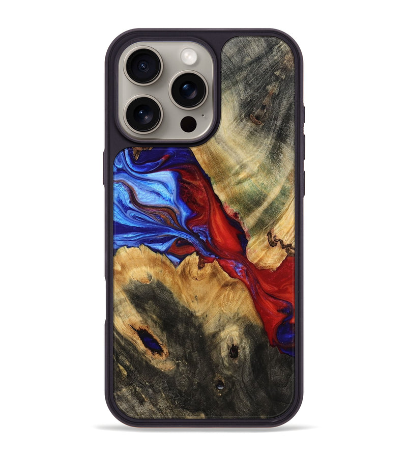 iPhone 16 Pro Max Wood Phone Case - Karyme (Fire & Ice, 776298)
