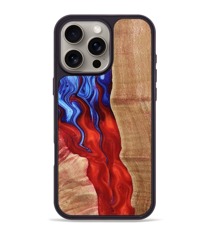 iPhone 16 Pro Max Wood Phone Case - Garland (Fire & Ice, 776306)
