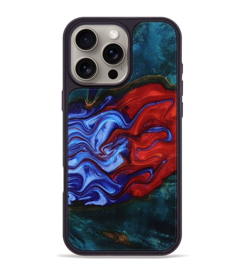 iPhone 16 Pro Max Wood Phone Case - Mary (Fire & Ice, 776310)