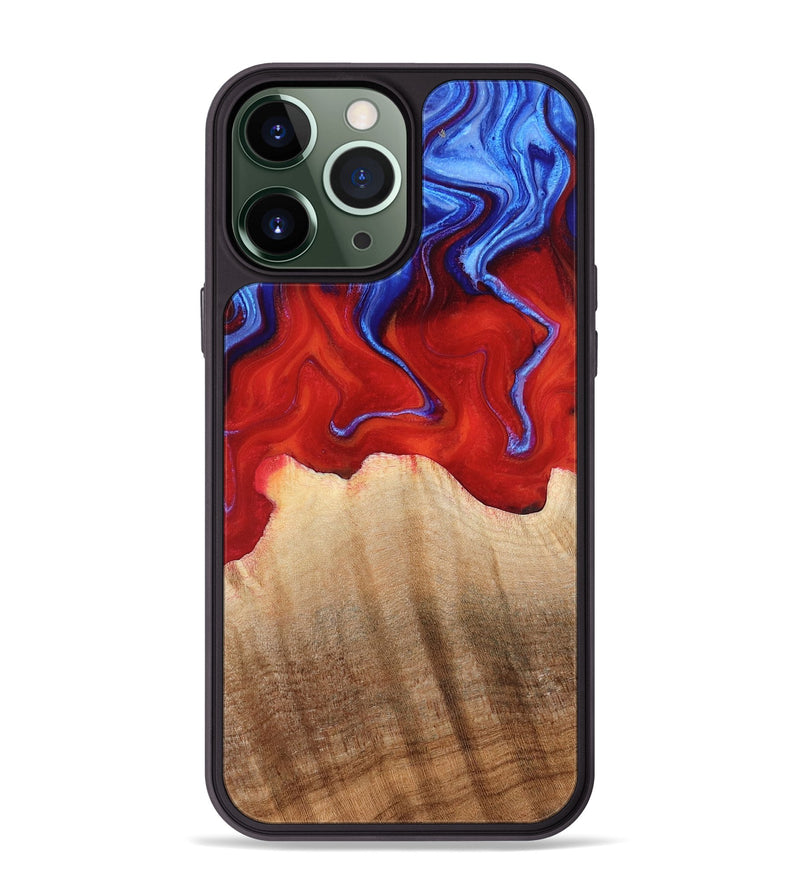 iPhone 13 Pro Max Wood Phone Case - Brown (Fire & Ice, 776312)