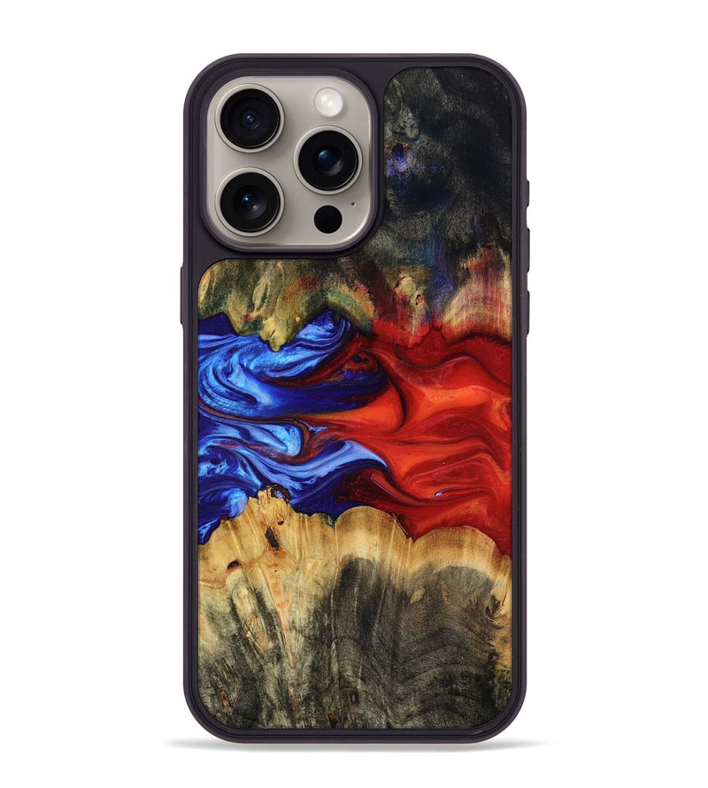 iPhone 15 Pro Max Wood Phone Case - Ansley (Fire & Ice, 776315)