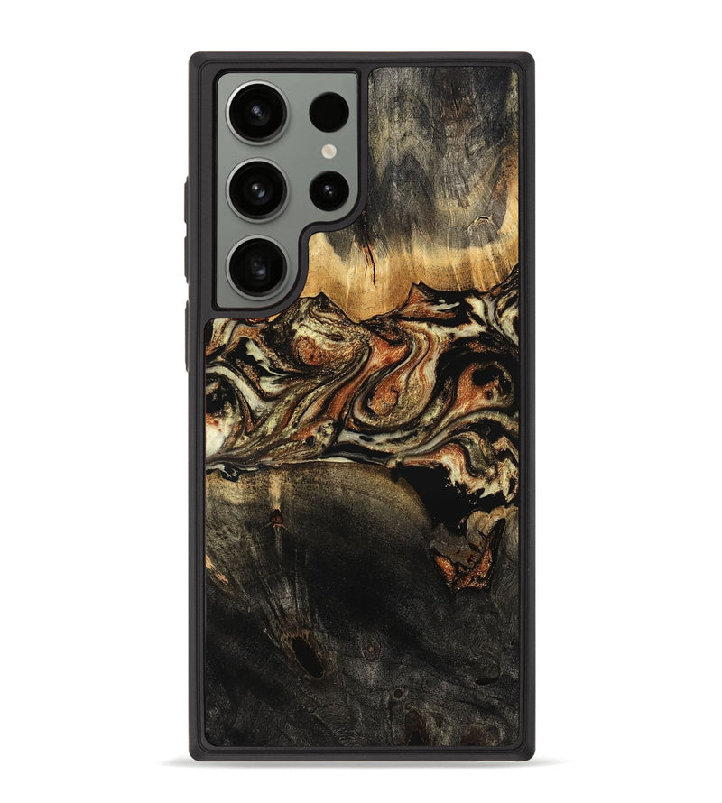 Galaxy S23 Ultra Wood Phone Case - Castiel (Black & White, 776334)
