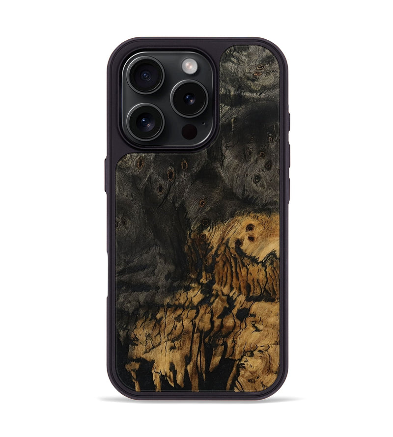 iPhone 16 Pro Wood Phone Case - Terry (Wood Burl, 776357)