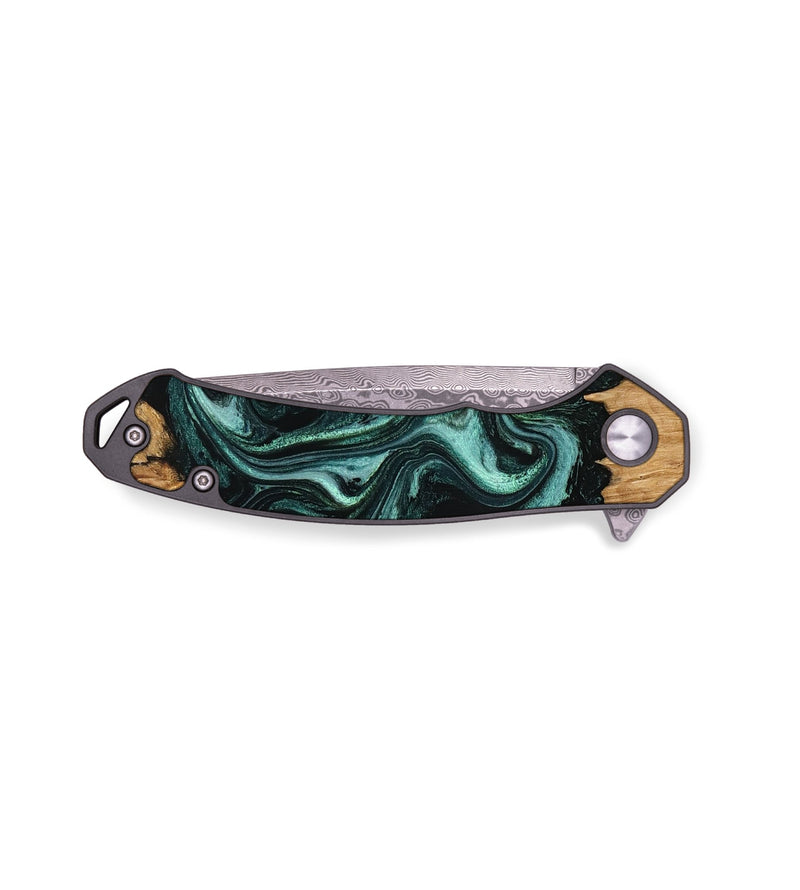 EDC Wood Pocket Knife - Cordell (Green, 776375)