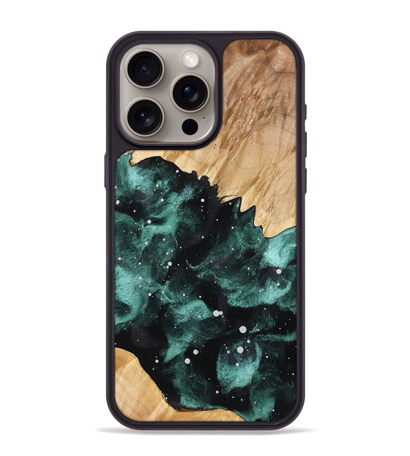 iPhone 15 Pro Max Wood Phone Case - German (Cosmos, 776456)