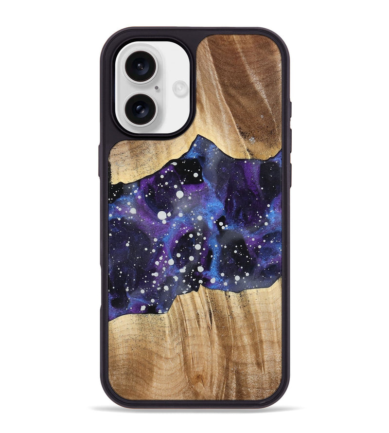 iPhone 16 Plus Wood Phone Case - Kacey (Cosmos, 776463)