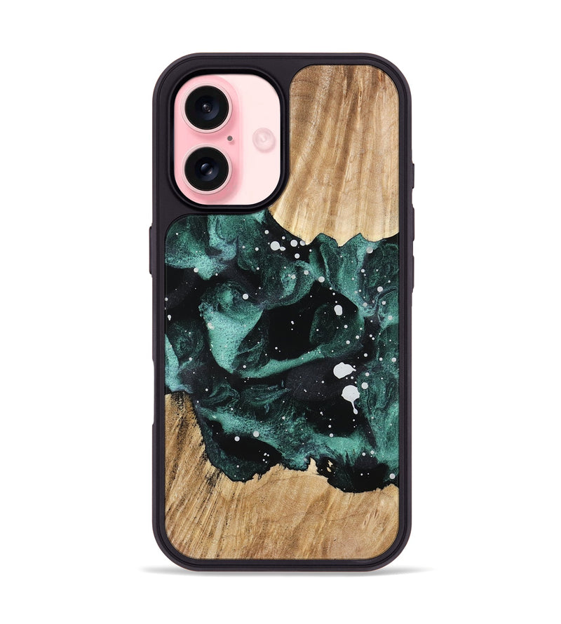 iPhone 16 Wood Phone Case - Domenic (Cosmos, 776466)