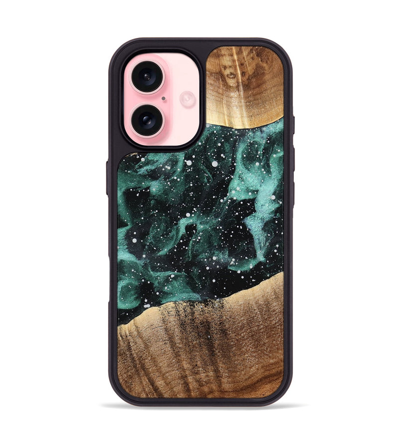 iPhone 16 Wood Phone Case - Sol (Cosmos, 776508)