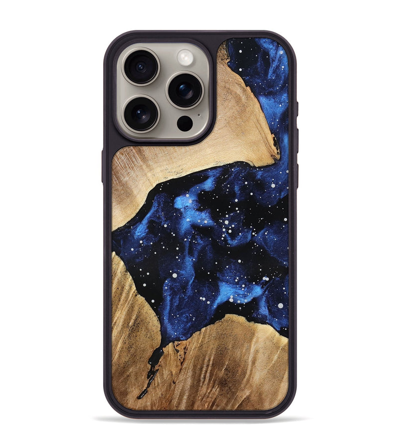 iPhone 15 Pro Max Wood Phone Case - Dequan (Cosmos, 776535)