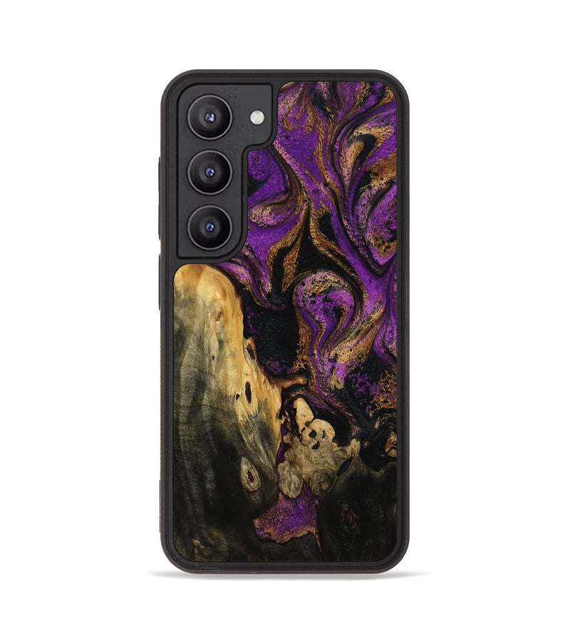 Galaxy S23 Wood Phone Case - Margie (Purple, 776596)