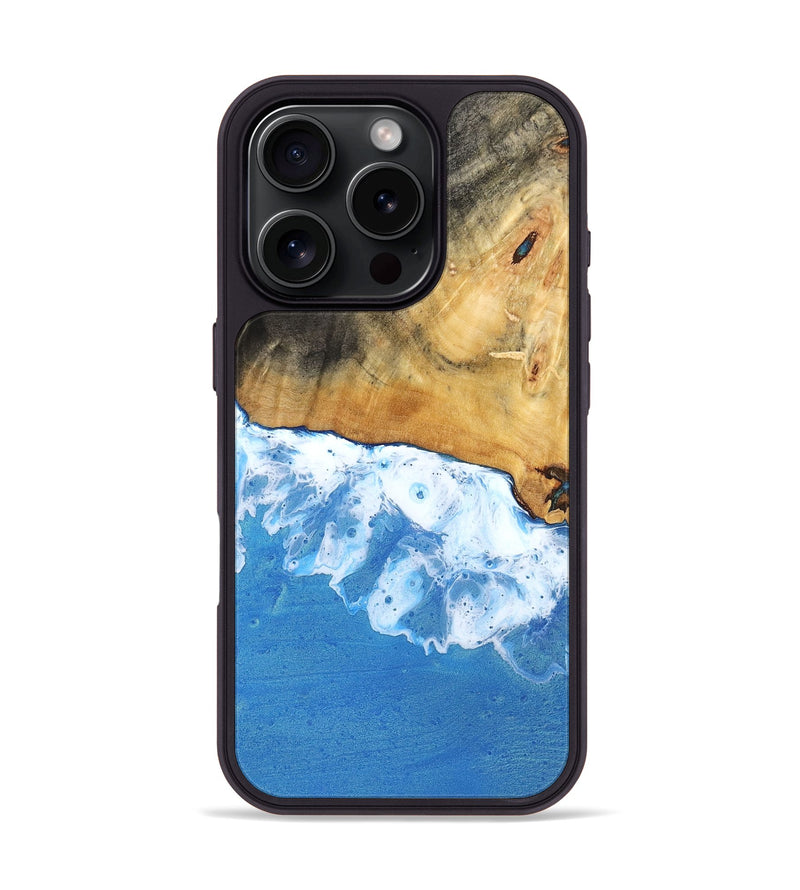 iPhone 16 Pro Wood Phone Case - Tierra (Coastal, 776620)