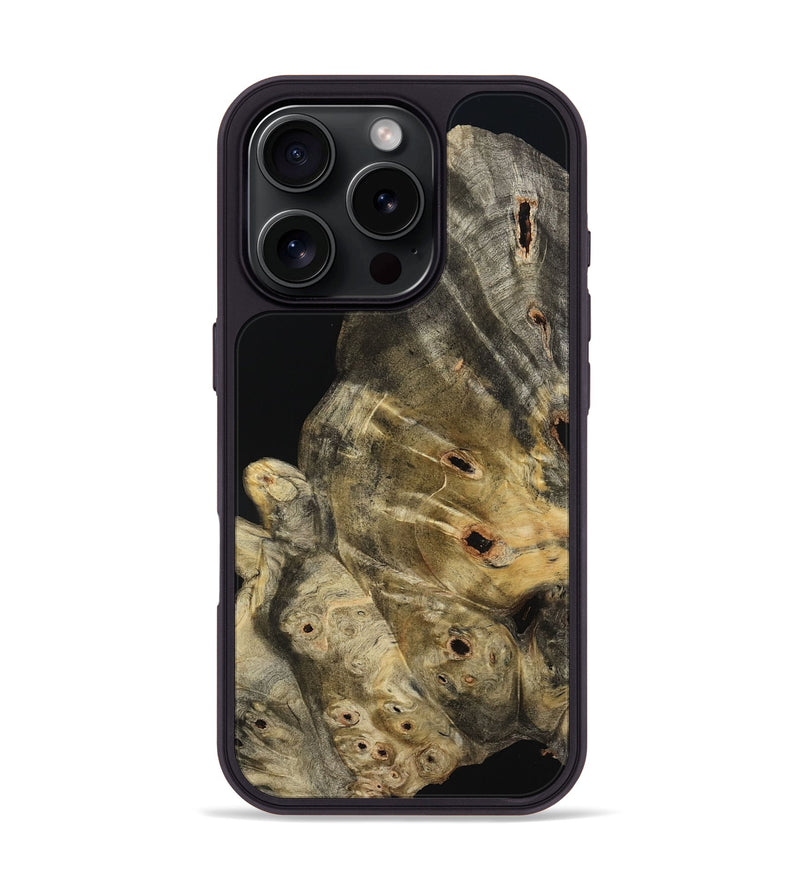 iPhone 16 Pro Wood Phone Case - Latisha (Wood Burl, 776690)