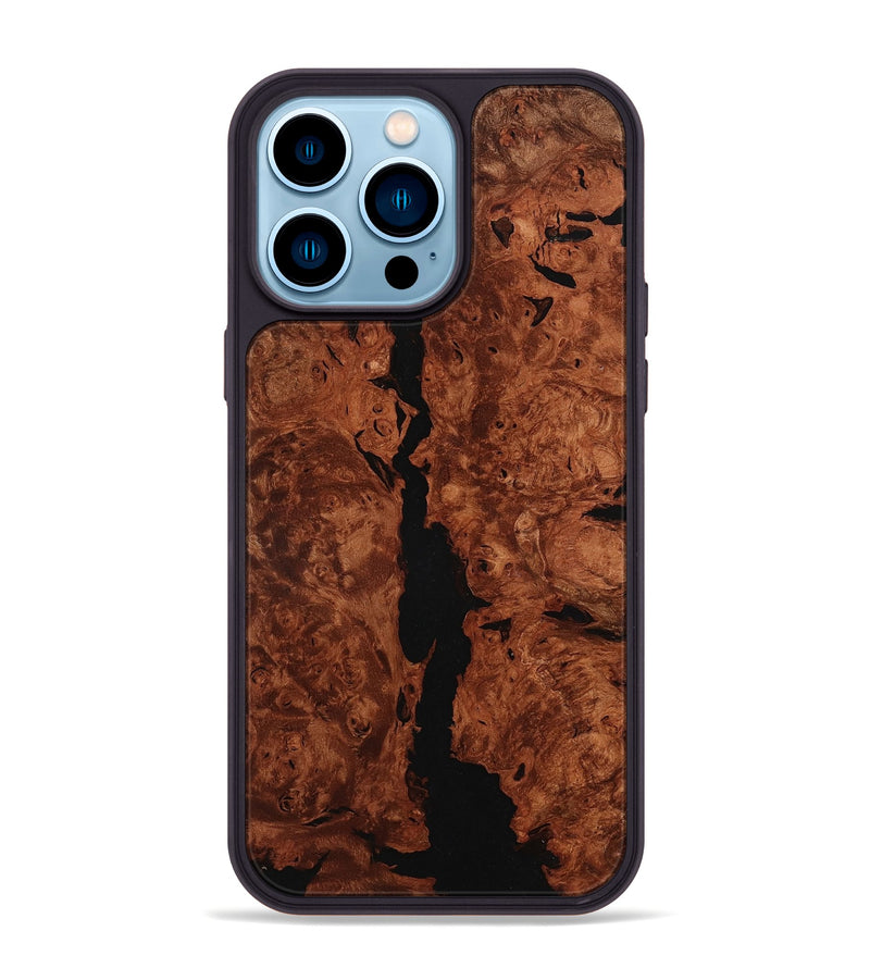 iPhone 14 Pro Max Wood Phone Case - Giselle (Wood Burl, 776700)