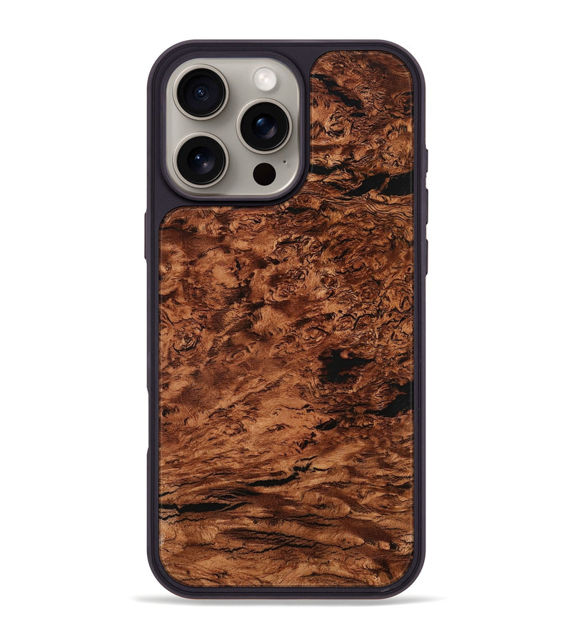 iPhone 16 Pro Max Wood Phone Case - William (Wood Burl, 776704)