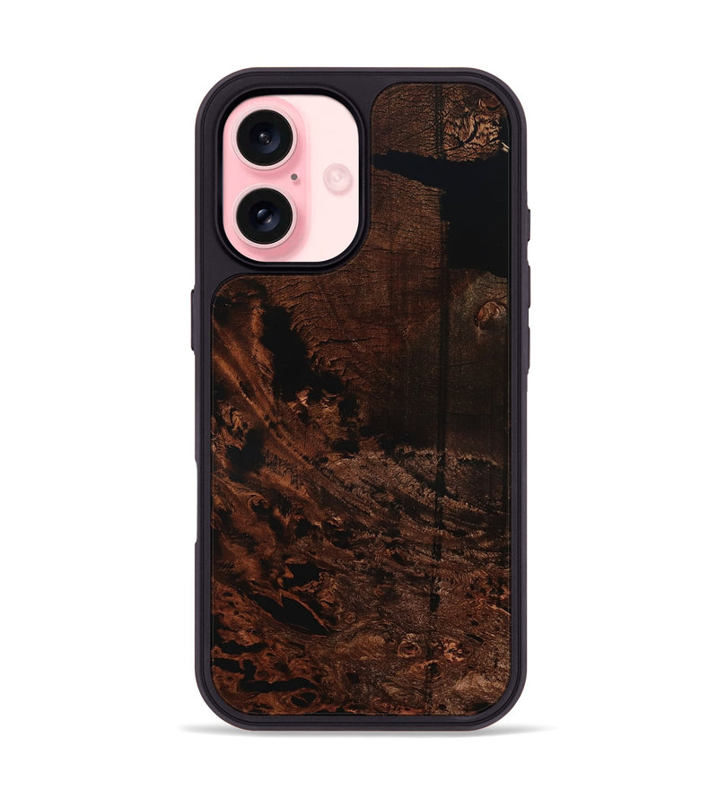 iPhone 16 Wood Phone Case - Eliezer (Wood Burl, 776707)